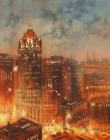 Original Fine Art Cities Paintings by Tom Shropshire