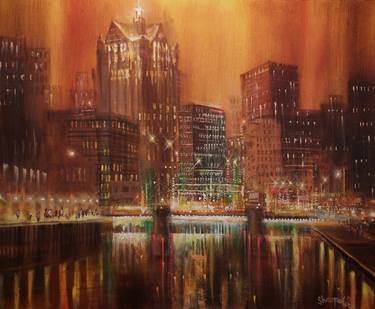 Original Cities Paintings by Tom Shropshire