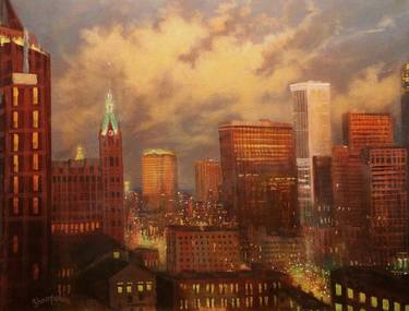 Original Cities Paintings by Tom Shropshire