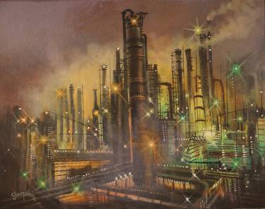 Original Technology Paintings by Tom Shropshire