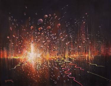 Print of Cities Paintings by Tom Shropshire