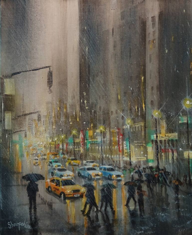 Rainy Days and Mondays Painting by Tom Shropshire