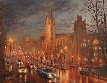 Print of Fine Art Cities Paintings by Tom Shropshire