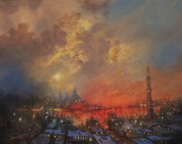 Original Cities Paintings by Tom Shropshire