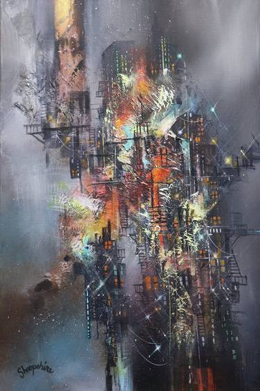 Original Abstract Expressionism Abstract Paintings by Tom Shropshire