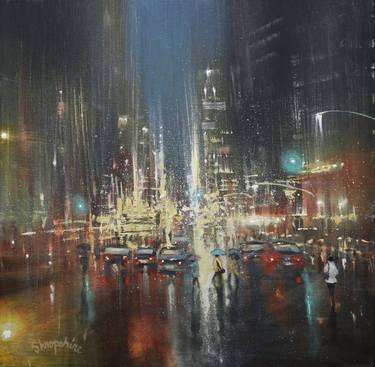 Original Impressionism Cities Paintings by Tom Shropshire