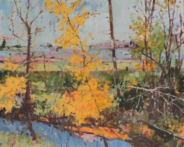 Original Impressionism Landscape Paintings by Richard Szkutnik