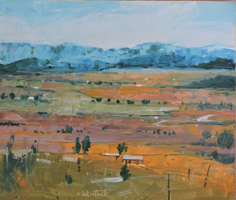 San Luis Valley Painting by Richard Szkutnik | Saatchi Art