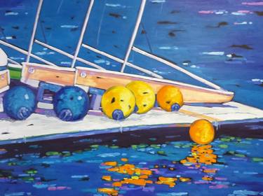 Original Boat Paintings by Christi Dreese