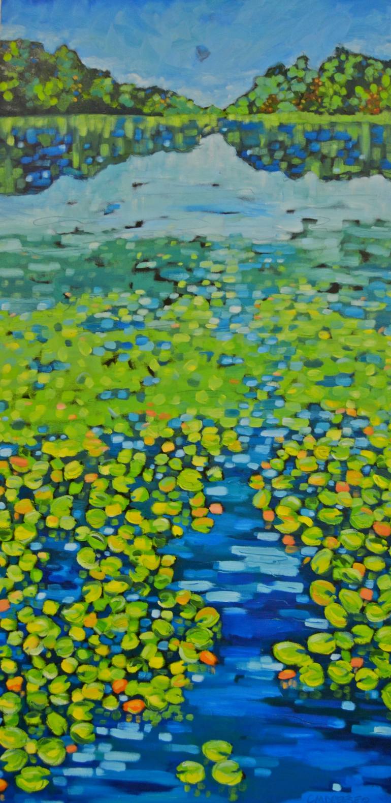 Original Impressionism Water Painting by Christi Dreese