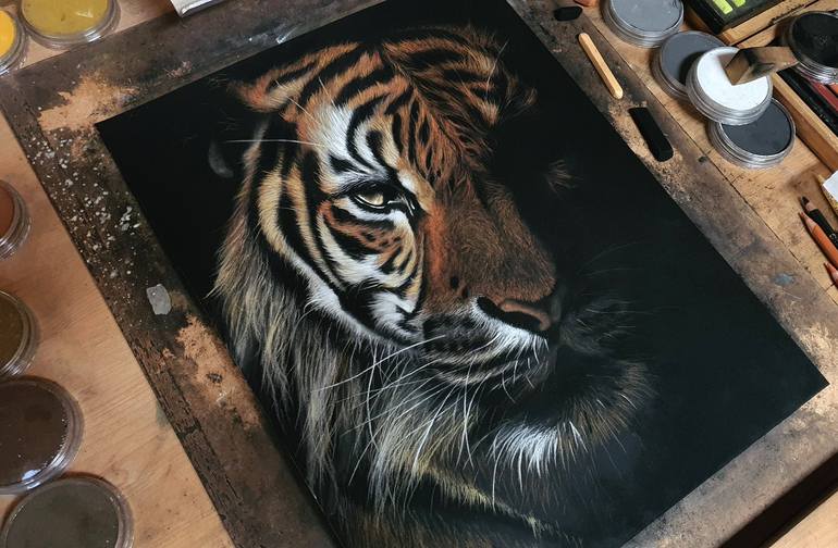 Original Animal Painting by Sean Afford