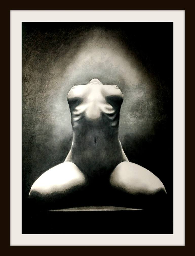 Original Figurative Erotic Drawing by Sean Afford
