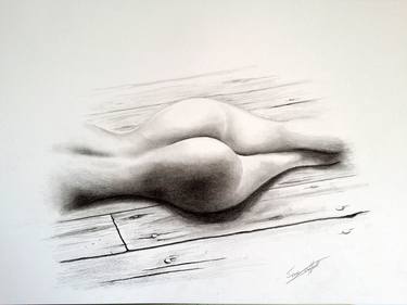 Original Figurative Nude Drawings by Sean Afford