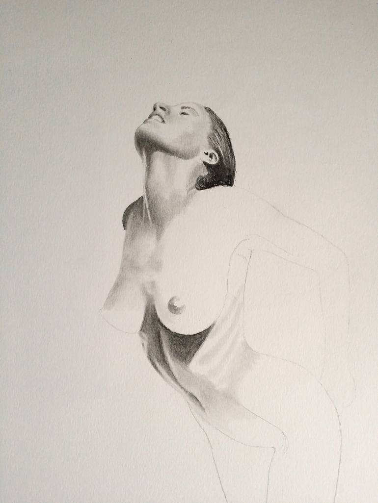 Original Nude Drawing by Sean Afford