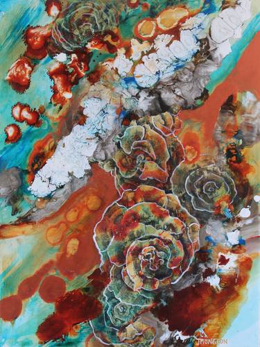 Print of Abstract Botanic Paintings by Jessica Mongeon