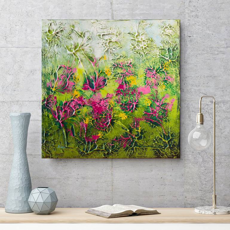 Original Abstract Landscape Painting by Szilvia Banki