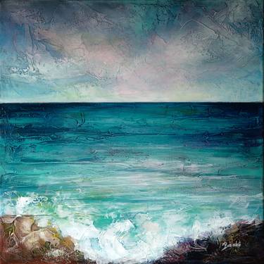 Original Impressionism Landscape Painting by Szilvia Banki