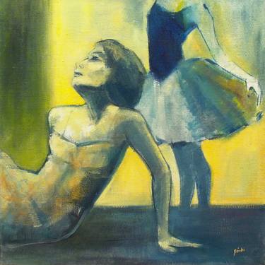 Original Expressionism People Paintings by Szilvia Banki