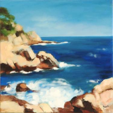 Print of Fine Art Beach Paintings by Szilvia Banki