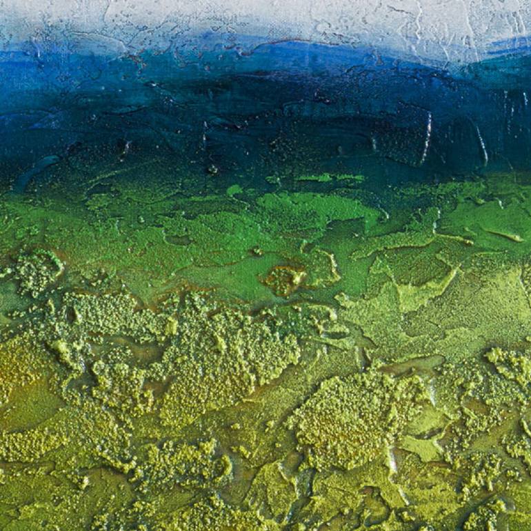 Original Abstract Landscape Painting by Szilvia Banki