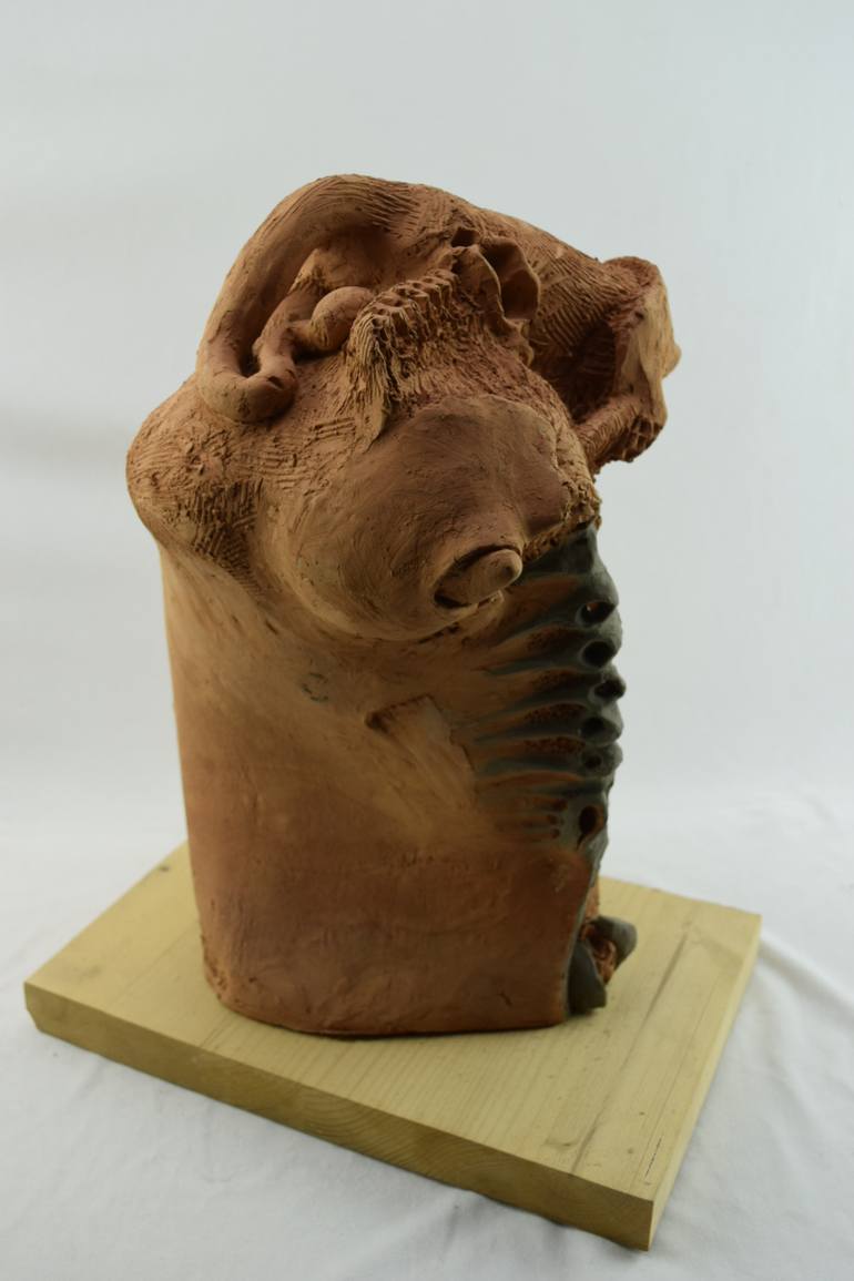 Original Abstract Expressionism Abstract Sculpture by Imerio Rovelli