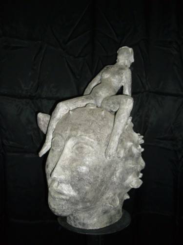 Original Conceptual Fantasy Sculpture by Imerio Rovelli