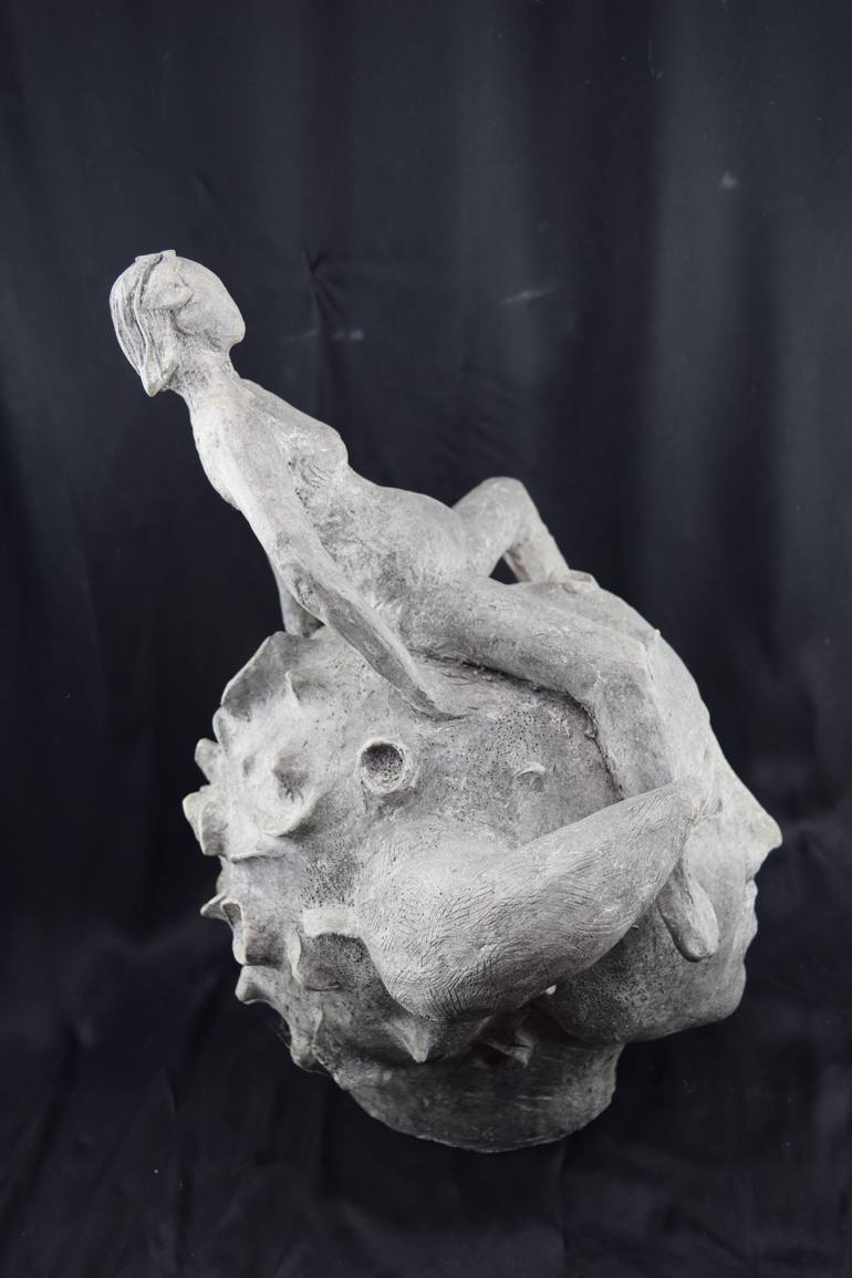 Original Conceptual Fantasy Sculpture by Imerio Rovelli