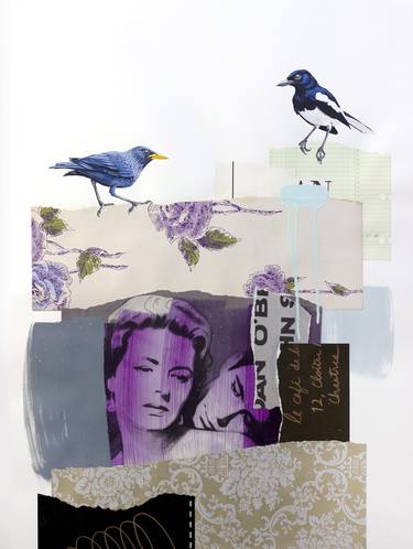 Saatchi Art Artist Lauren Matsumoto; Collage, “The Rise and Fall No. 67” #art