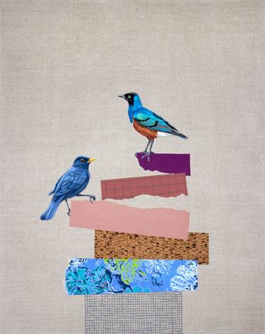 Original Abstract Animal Painting by Lauren Matsumoto