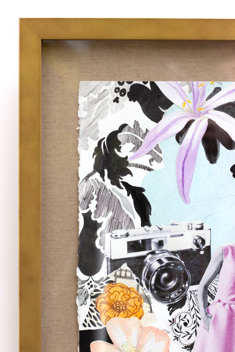 Original Black & White Women Mixed Media by Lauren Matsumoto