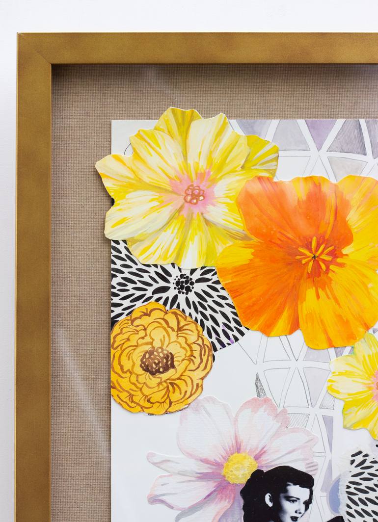 Original Black & White Women Mixed Media by Lauren Matsumoto