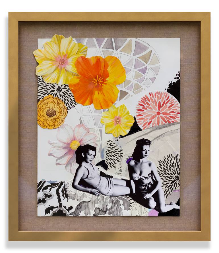 Original Black & White Women Mixed Media by Lauren Matsumoto
