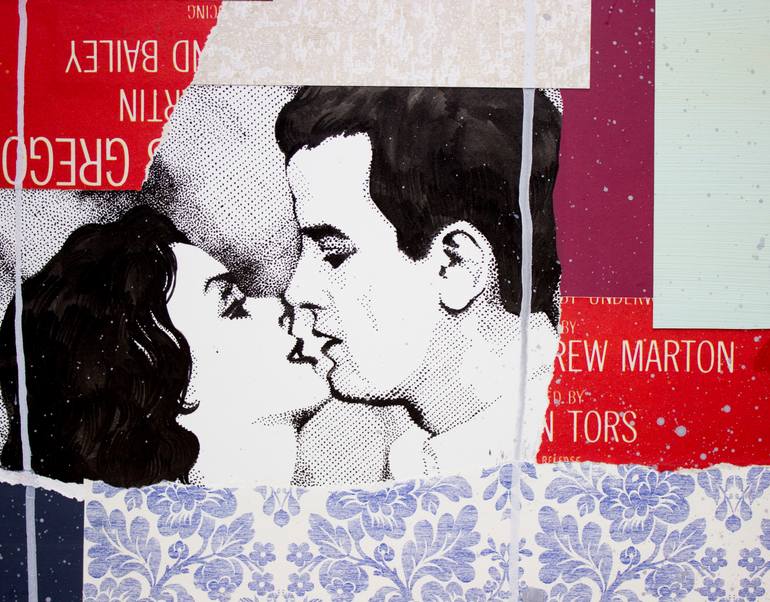 Original Abstract Nature Collage by Lauren Matsumoto