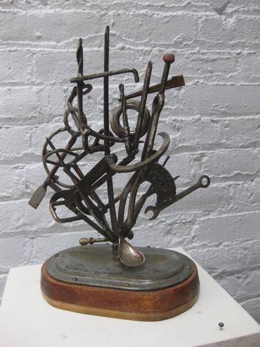 Original Abstract Sculpture by Linus Coraggio