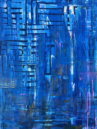 Original Abstract Expressionism Abstract Painting by Krruption Art Keith Jones