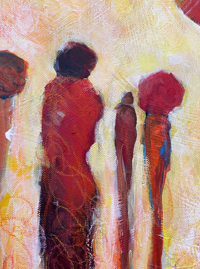 Original Contemporary People Painting by Margarita Lypiridou