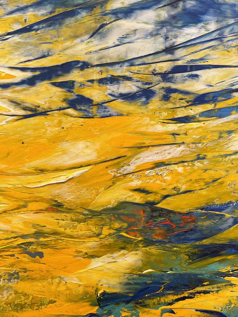 Original Abstract Water Painting by Margarita Lypiridou