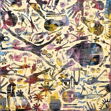 Original Contemporary Abstract Painting by Margarita Lypiridou