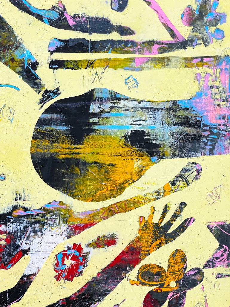 Original Contemporary Abstract Painting by Margarita Lypiridou