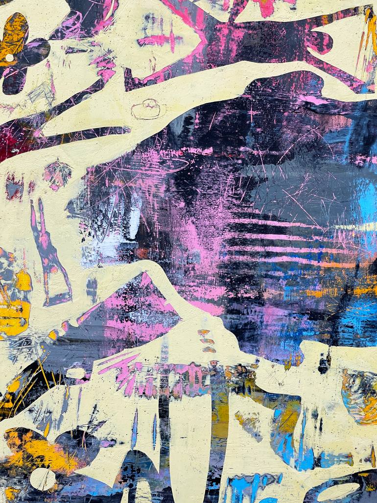 Original Contemporary Abstract Painting by Margarita Lypiridou