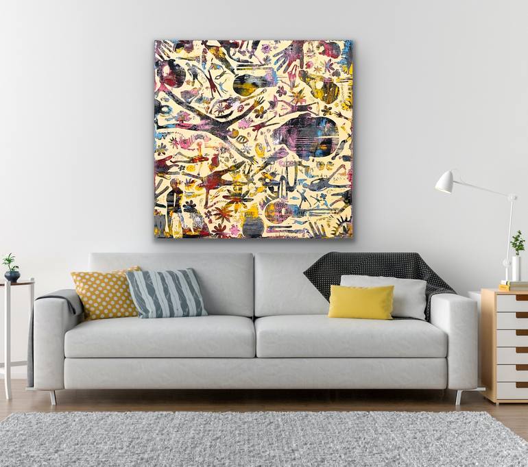 Original Contemporary Abstract Painting by Margarita Lypiridou