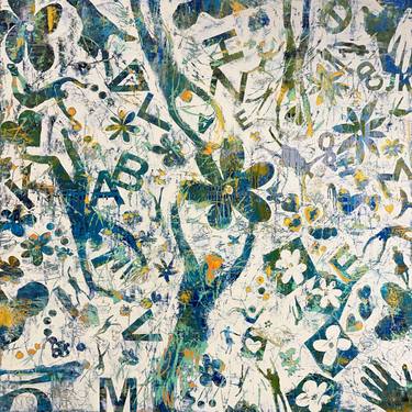 Original Contemporary Abstract Painting by Margarita Lypiridou