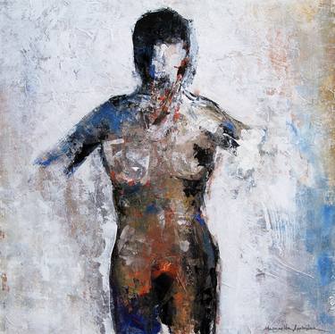 Original Figurative Nude Paintings by Margarita Lypiridou
