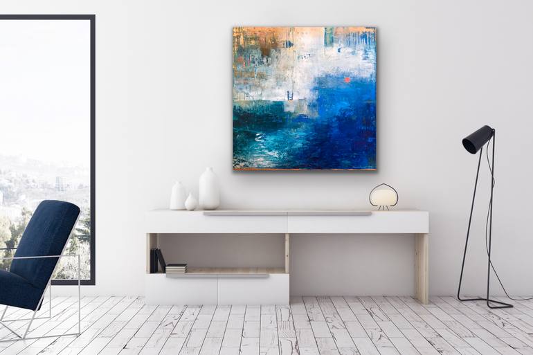 Original Fine Art Abstract Painting by Margarita Lypiridou