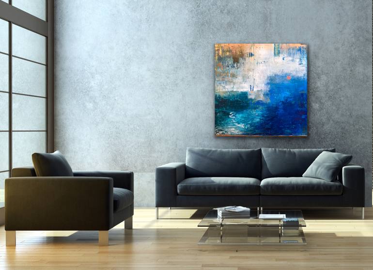 Original Fine Art Abstract Painting by Margarita Lypiridou