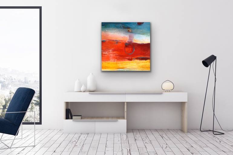 Original Fine Art Abstract Painting by Margarita Lypiridou