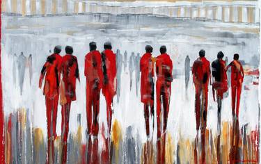 Original People Paintings by Margarita Lypiridou