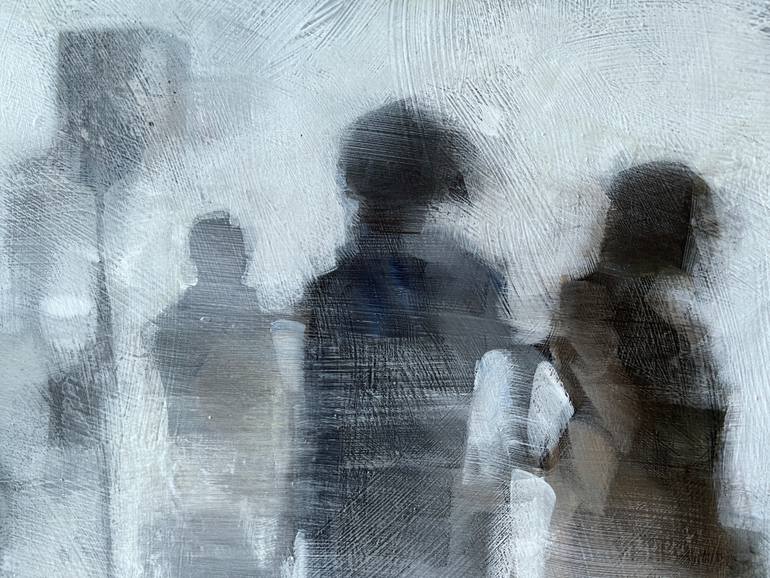 Original Figurative People Painting by Margarita Lypiridou