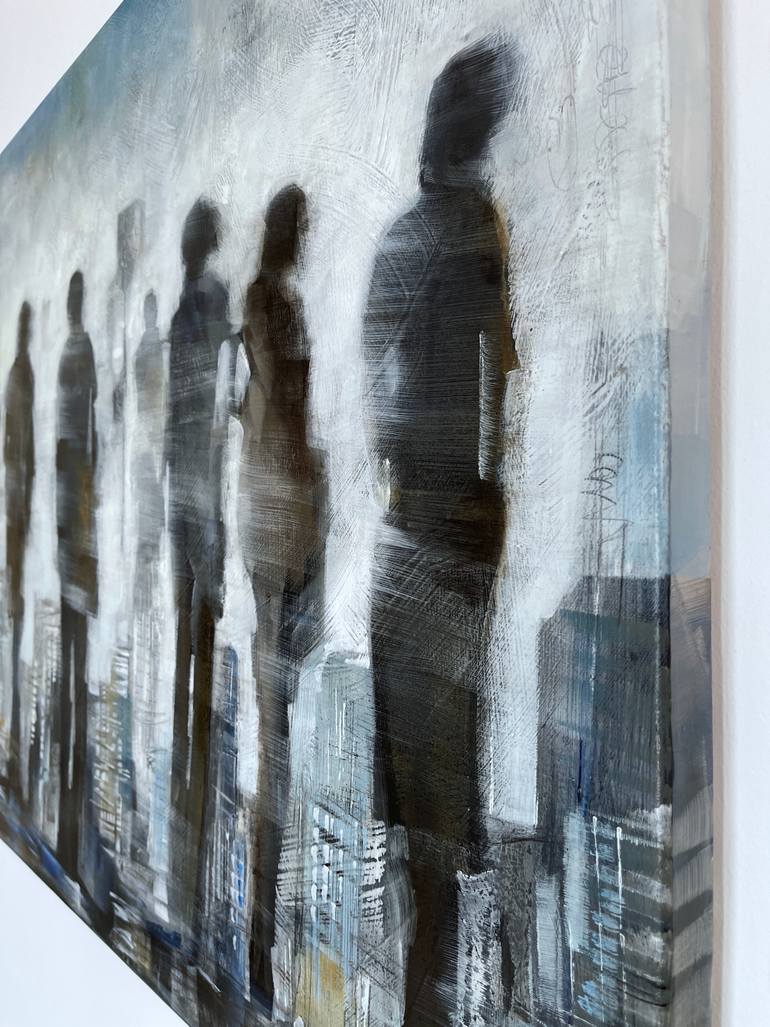 Original Figurative People Painting by Margarita Lypiridou