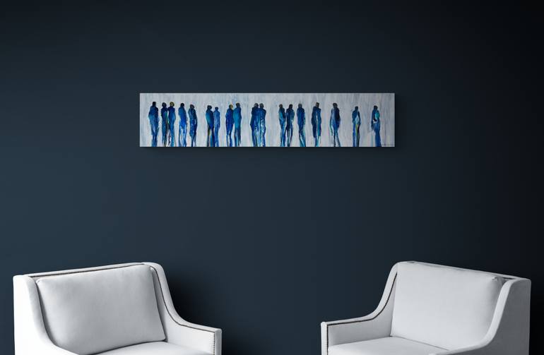 Original Figurative People Painting by Margarita Lypiridou